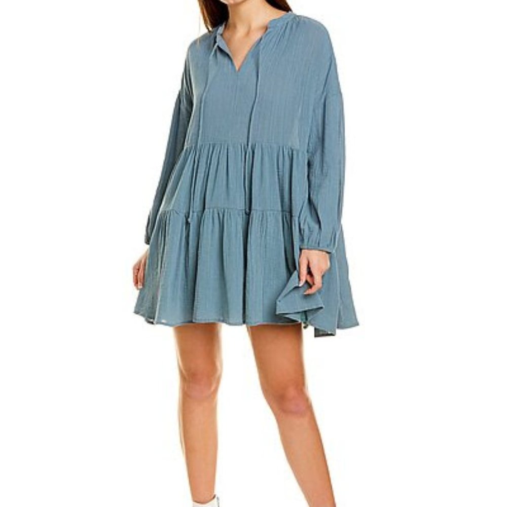 NWOT Bella Zoe Tiered Mini Dress Long Sleeve